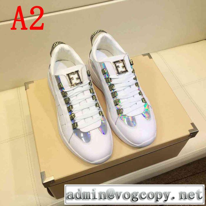 2色可選 カジュアルシューズ フェンディ FENDI 絶妙にオシャレ人気アイテム おしゃれな夏ファッション2019
