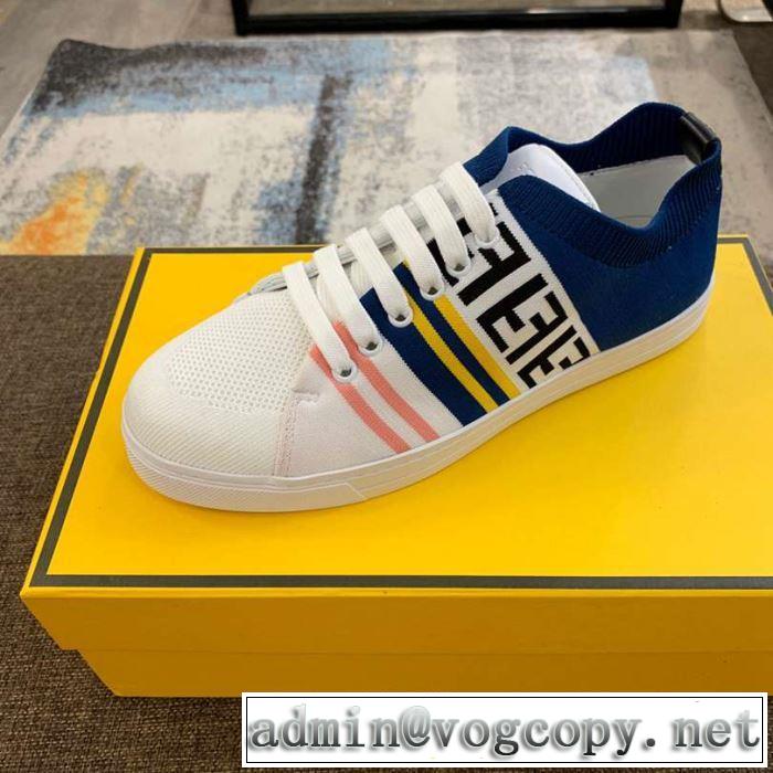今季は特に注目ファション 2019春夏人気トレンドアイテム フェンディ FENDI カジュアルシューズ 2色可選