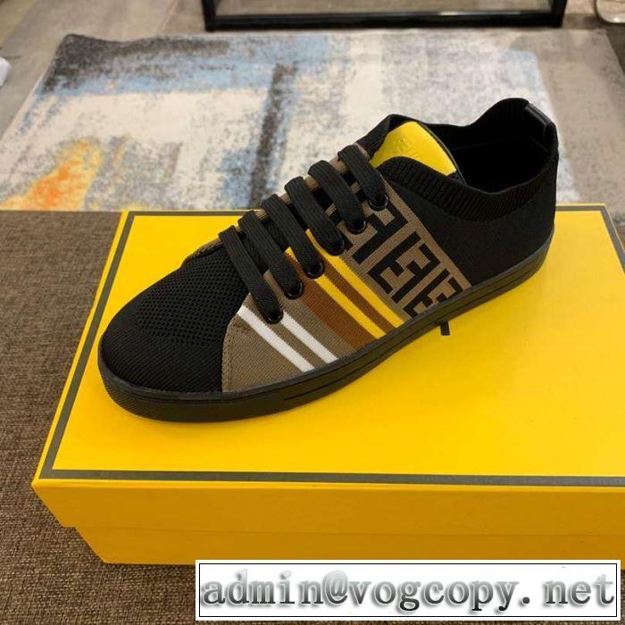今季は特に注目ファション 2019春夏人気トレンドアイテム フェンディ FENDI カジュアルシューズ 2色可選