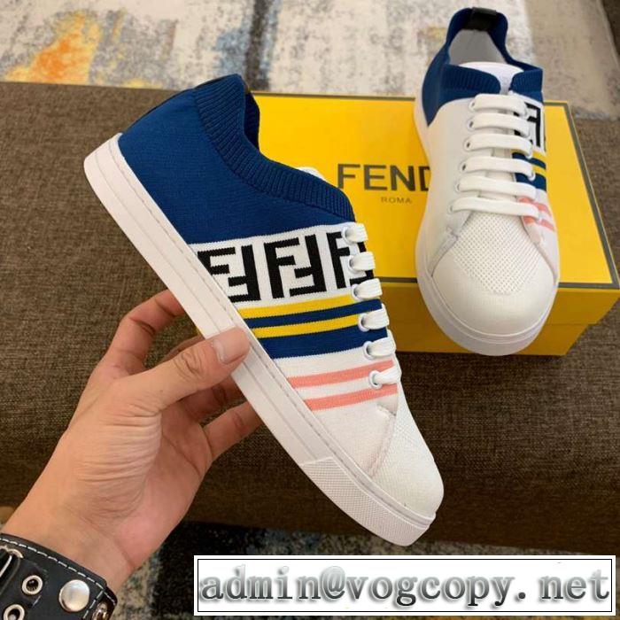 今季は特に注目ファション 2019春夏人気トレンドアイテム フェンディ FENDI カジュアルシューズ 2色可選