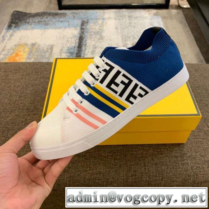 今季は特に注目ファション 2019春夏人気トレンドアイテム フェンディ FENDI カジュアルシューズ 2色可選