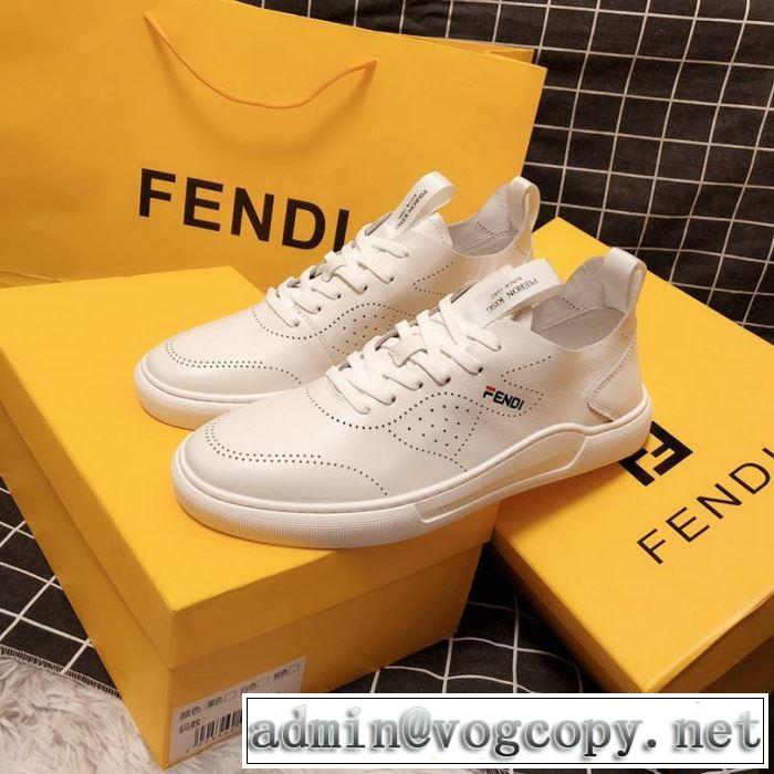 2019春夏も引き続き人気セール フェンディ FENDI カジュアルシューズ 一気にトレンド感満載な着こなし