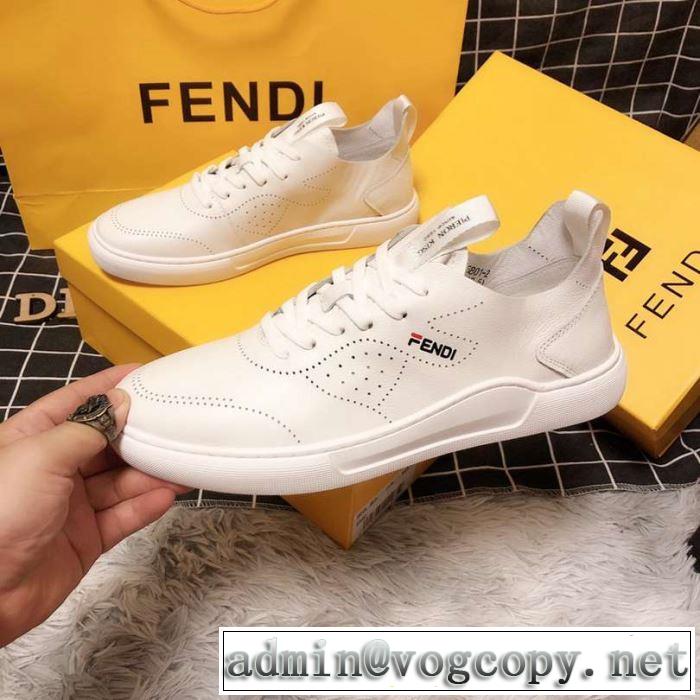 2019春夏も引き続き人気セール フェンディ FENDI カジュアルシューズ 一気にトレンド感満載な着こなし