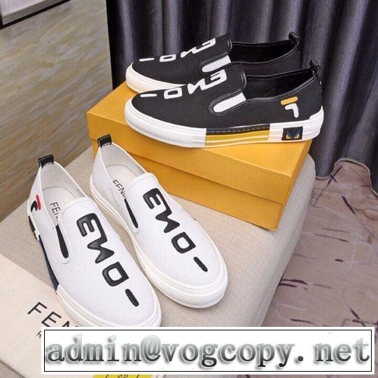 【2019年】夏のファッション フェンディ FENDI カジュアルシューズ 2色可選 今から夏まで活躍する