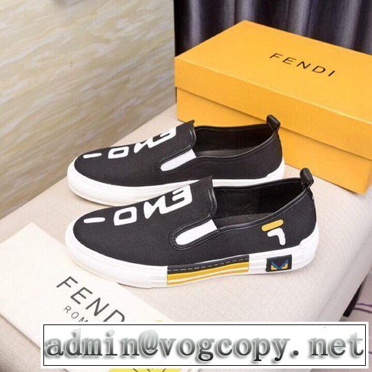 【2019年】夏のファッション フェンディ FENDI カジュアルシューズ 2色可選 今から夏まで活躍する