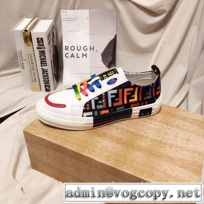 今年らしいおすすめ新品 フェンディ FENDI 2019秋断然ブランド推し ランニングシューズ おしゃれなファッションコーデ