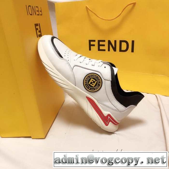 FENDI  ファッショントレンドを早速チェック 最速2019秋冬トレンドブランド フェンディ最高にCOOL秋冬新作 ランニングシューズ