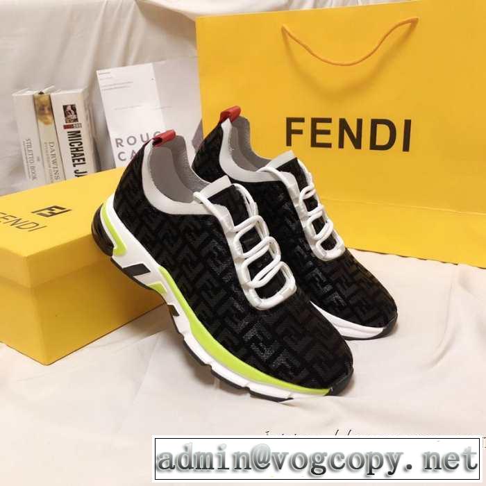 2019秋冬人気色おすすめ フェンディ 人気ブランドの新作秋冬トレンド FENDI ランニングシューズ 秋トレンドの新定番