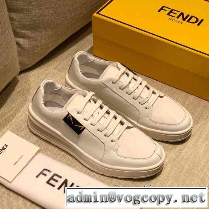 今季トレンド抜け感新品 フェンディ 支持率が高い秋冬最新作 FENDI 2019-20秋冬取り入れやすい ランニングシューズ