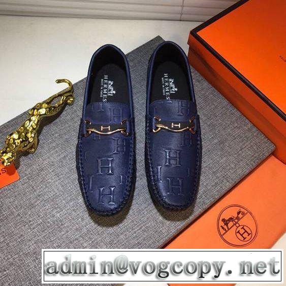 長い時間履く上品HERMES エルメス 靴 コピー おしゃれ 30代男性に おすすめビジネスシューズ 激安 独特なデザイン 新作