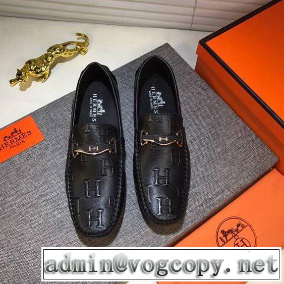 長い時間履く上品HERMES エルメス 靴 コピー おしゃれ 30代男性に おすすめビジネスシューズ 激安 独特なデザイン 新作