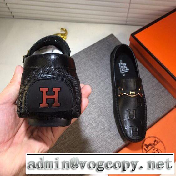 長い時間履く上品HERMES エルメス 靴 コピー おしゃれ 30代男性に おすすめビジネスシューズ 激安 独特なデザイン 新作