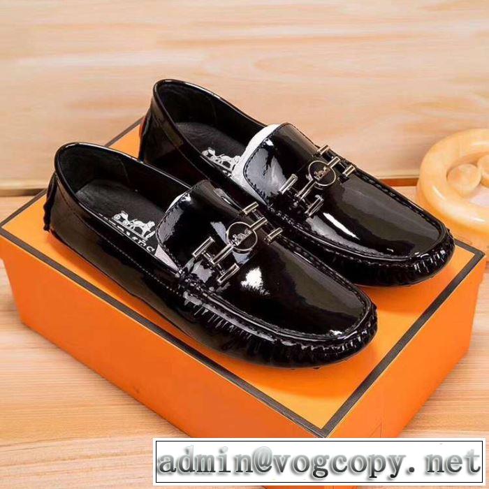 2019新作コレクションHERMES Mocassins Montereyビジネスシューズ おすすめ ブランド激安 エレガントスタイル レザー