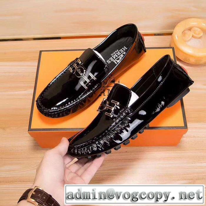 2019新作コレクションHERMES Mocassins Montereyビジネスシューズ おすすめ ブランド激安 エレガントスタイル レザー