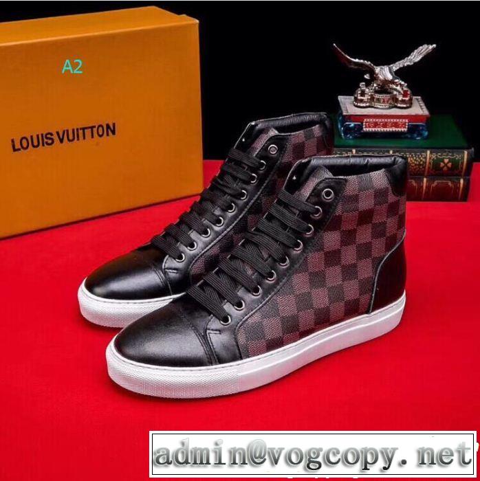 キレイめ感が強い LOUIS VUITTON ルイ ヴィトン ハイトップシューズ 《2019年》今、注目のストリート 3色可選