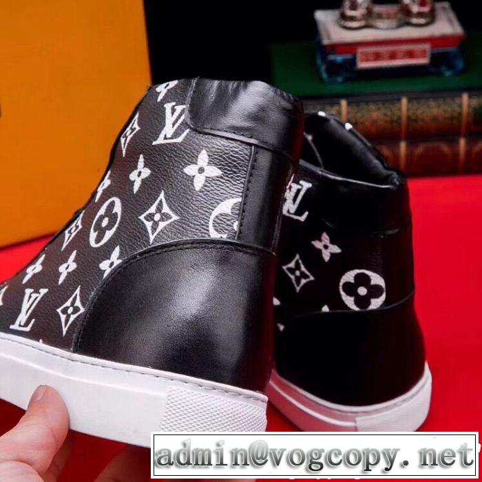 キレイめ感が強い LOUIS VUITTON ルイ ヴィトン ハイトップシューズ 《2019年》今、注目のストリート 3色可選