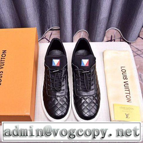 さわやか夏スタイル新品 大人カジュアル夏ファッション2019 LOUIS VUITTON ルイ ヴィトン カジュアルシューズ