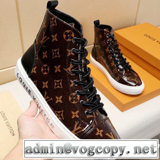 2色可選 ハイトップシューズ  2019春夏トレンドアイテム お洒落トレンド人気 LOUIS VUITTON ルイ ヴィトン