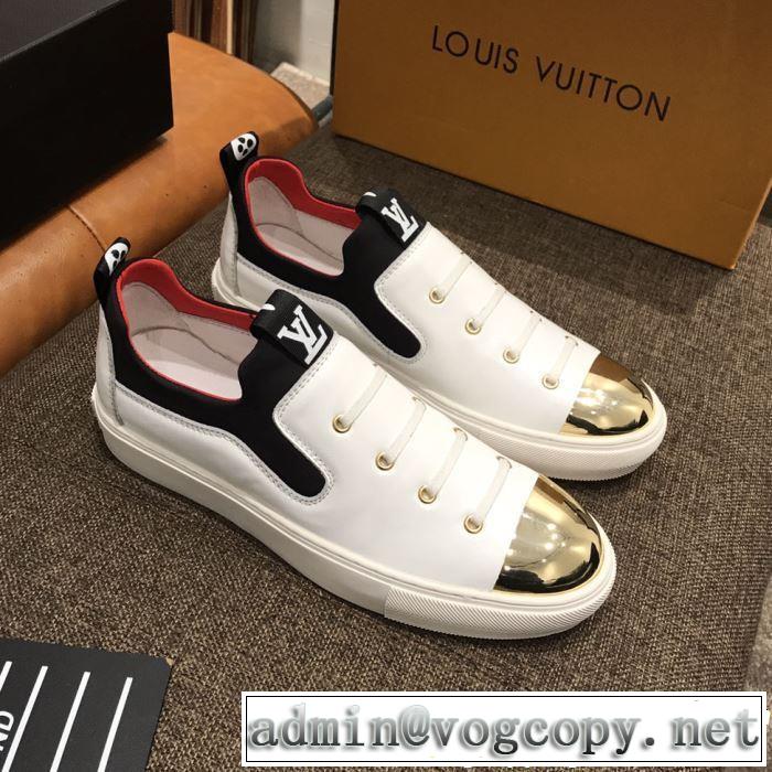 目を引く春夏トップス LOUIS VUITTON ルイ ヴィトン カジュアルシューズ 2色可選 【2019春夏】最新コレクション