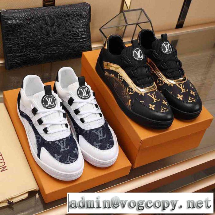 今から夏まで活躍する 【2019年】夏のファッション ルイ ヴィトン LOUIS VUITTON カジュアルシューズ 2色可選