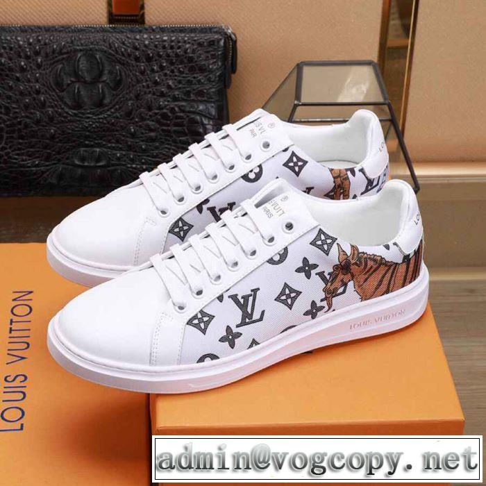 2色可選 カジュアルシューズ   ルイ ヴィトン LOUIS VUITTON 鮮度アップブランド最新 《2019年》今、注目のストリート