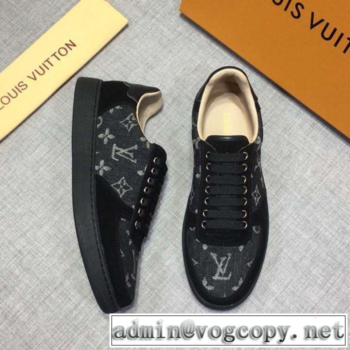 2019夏ファション新品 ルイ ヴィトン LOUIS VUITTON カジュアルシューズ おすすめ大人かわいい着こなし