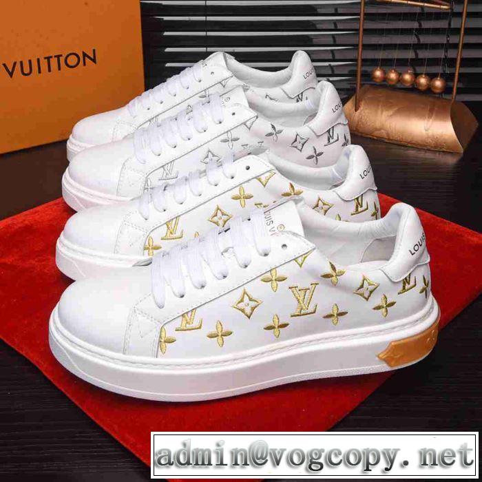 【2019春夏】最新コレクション  ルイ ヴィトン LOUIS VUITTON ランニングシューズ 2色可選 スタイルアップ効果