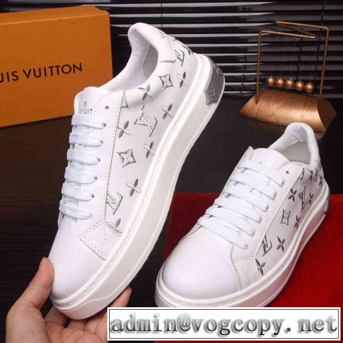 【2019春夏】最新コレクション  ルイ ヴィトン LOUIS VUITTON ランニングシューズ 2色可選 スタイルアップ効果