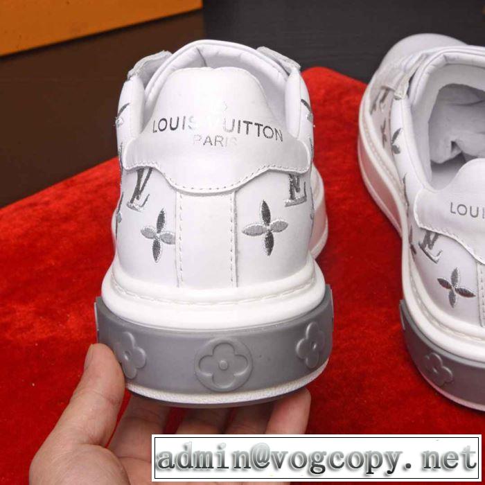 【2019春夏】最新コレクション  ルイ ヴィトン LOUIS VUITTON ランニングシューズ 2色可選 スタイルアップ効果