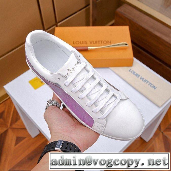 春夏の流行り2019新品 ルイ ヴィトン LOUIS VUITTON ランニングシューズ 2色可選 男女兼用 スタイリッシュに新着