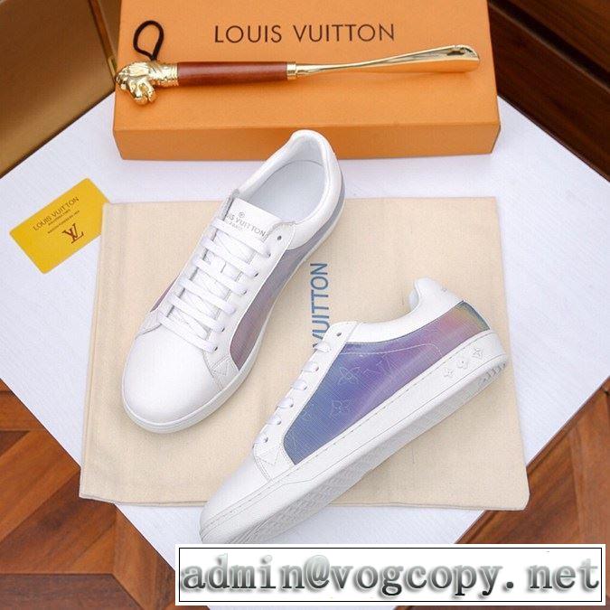 春夏の流行り2019新品 ルイ ヴィトン LOUIS VUITTON ランニングシューズ 2色可選 男女兼用 スタイリッシュに新着