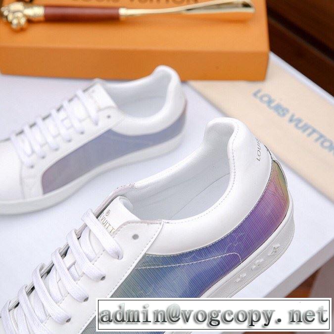 春夏の流行り2019新品 ルイ ヴィトン LOUIS VUITTON ランニングシューズ 2色可選 男女兼用 スタイリッシュに新着