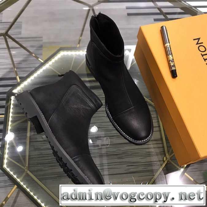 ショートブーツ 秋冬から人気継続中 ルイ ヴィトン最速2019秋冬トレンドブランド  LOUIS VUITTON 今年らしい新しい人気色