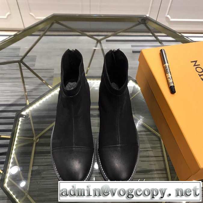 ショートブーツ 秋冬から人気継続中 ルイ ヴィトン最速2019秋冬トレンドブランド  LOUIS VUITTON 今年らしい新しい人気色