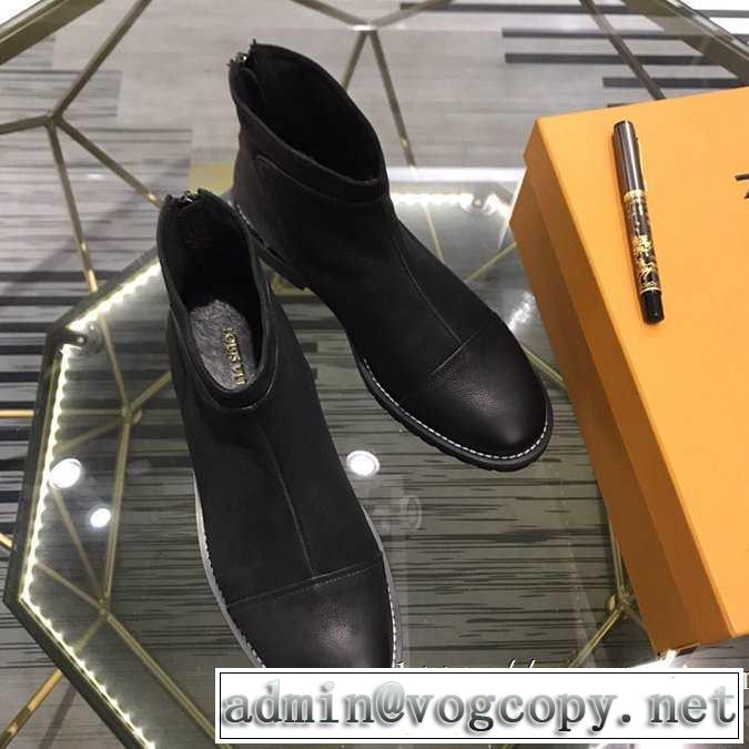ショートブーツ 秋冬から人気継続中 ルイ ヴィトン最速2019秋冬トレンドブランド  LOUIS VUITTON 今年らしい新しい人気色