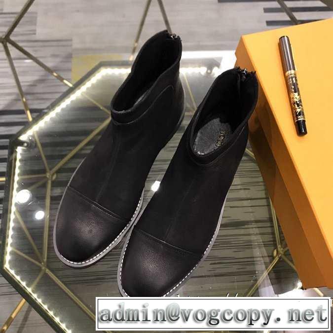 ショートブーツ 秋冬から人気継続中 ルイ ヴィトン最速2019秋冬トレンドブランド  LOUIS VUITTON 今年らしい新しい人気色