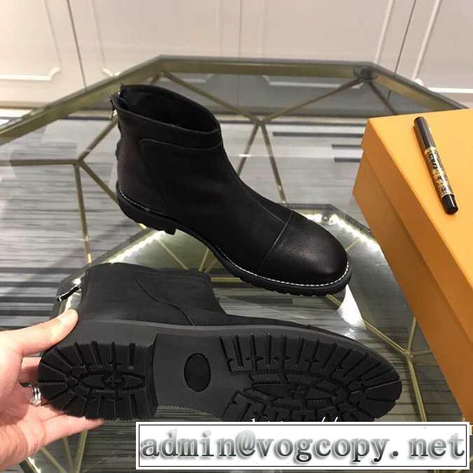 ショートブーツ 秋冬から人気継続中 ルイ ヴィトン最速2019秋冬トレンドブランド  LOUIS VUITTON 今年らしい新しい人気色
