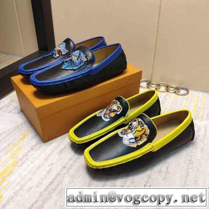 今季トレンドをうまく取り ルイ ヴィトン LOUIS VUITTON 2色可選 お洒落で秋冬注目トレンド ローファー 【2019秋冬】の注目トレンド