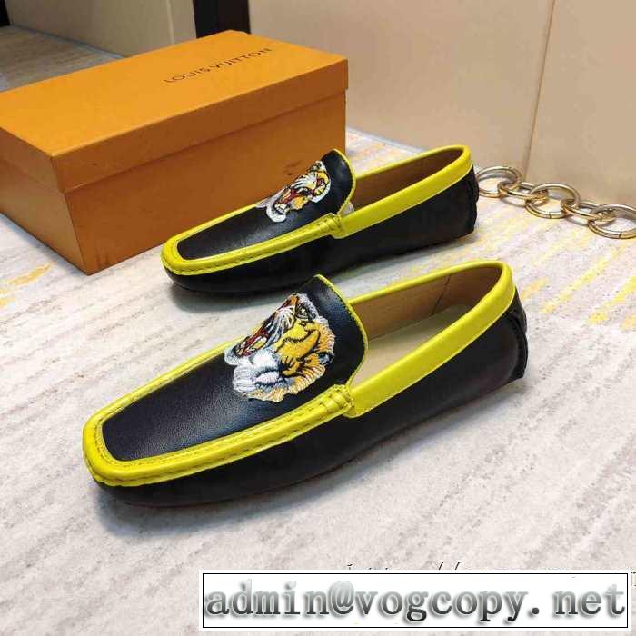 今季トレンドをうまく取り ルイ ヴィトン LOUIS VUITTON 2色可選 お洒落で秋冬注目トレンド ローファー 【2019秋冬】の注目トレンド