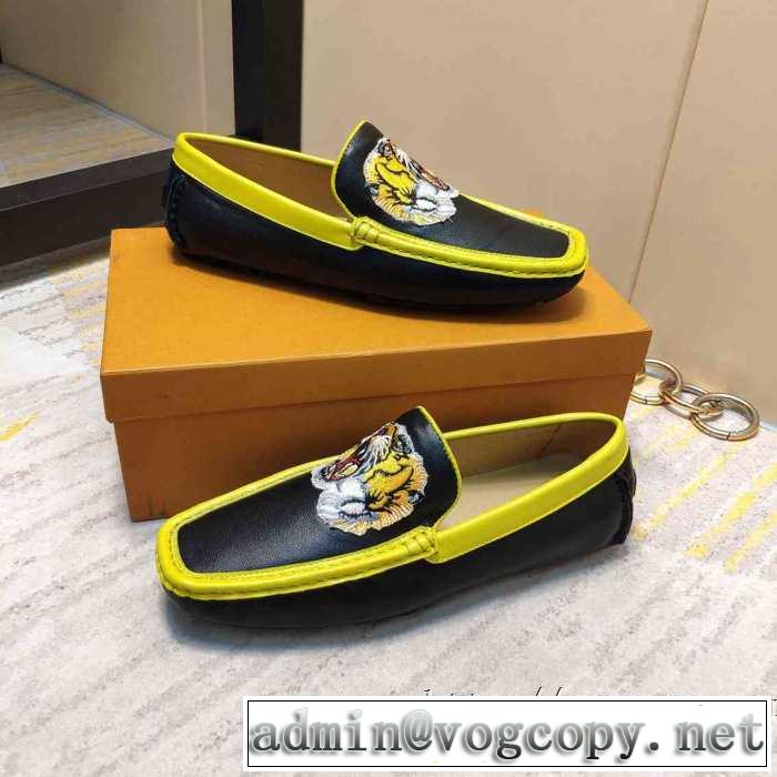 今季トレンドをうまく取り ルイ ヴィトン LOUIS VUITTON 2色可選 お洒落で秋冬注目トレンド ローファー 【2019秋冬】の注目トレンド