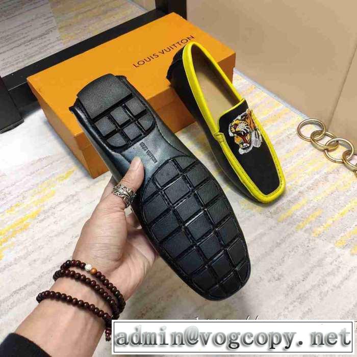 今季トレンドをうまく取り ルイ ヴィトン LOUIS VUITTON 2色可選 お洒落で秋冬注目トレンド ローファー 【2019秋冬】の注目トレンド