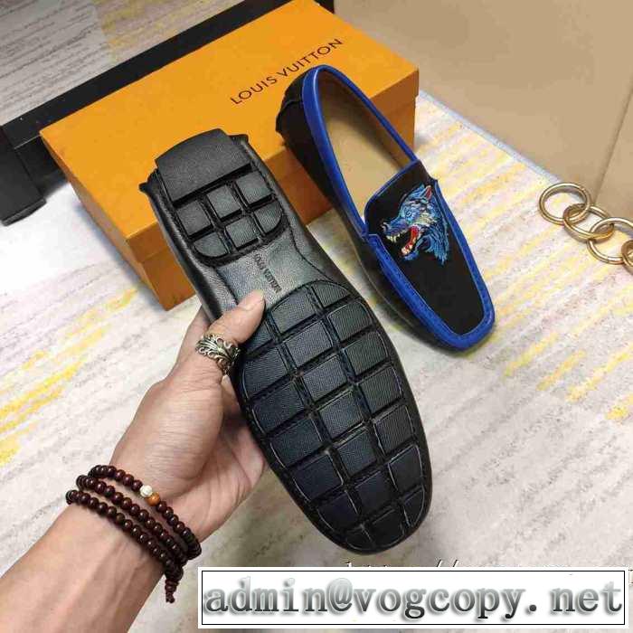 ローファー 2019-20秋冬取り入れやすい ルイ ヴィトン LOUIS VUITTON オシャレスタイルが今年流 今季トレンド抜け感新品