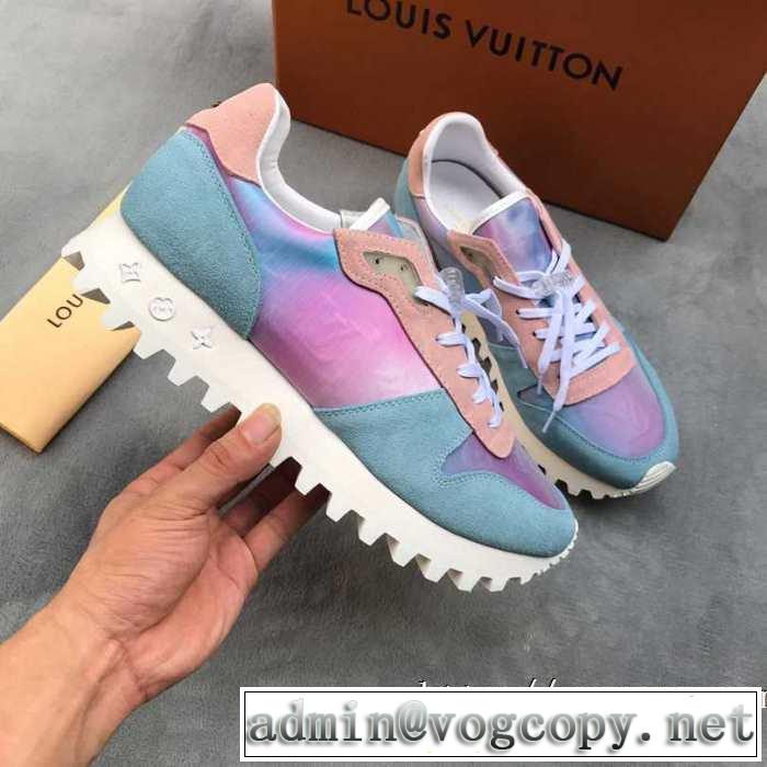 人気ファッション雑誌でも掲載 ルイ ヴィトン LOUIS VUITTON 2019-2020秋冬のファッション ランニングシューズ 機能性が良くブランド新品