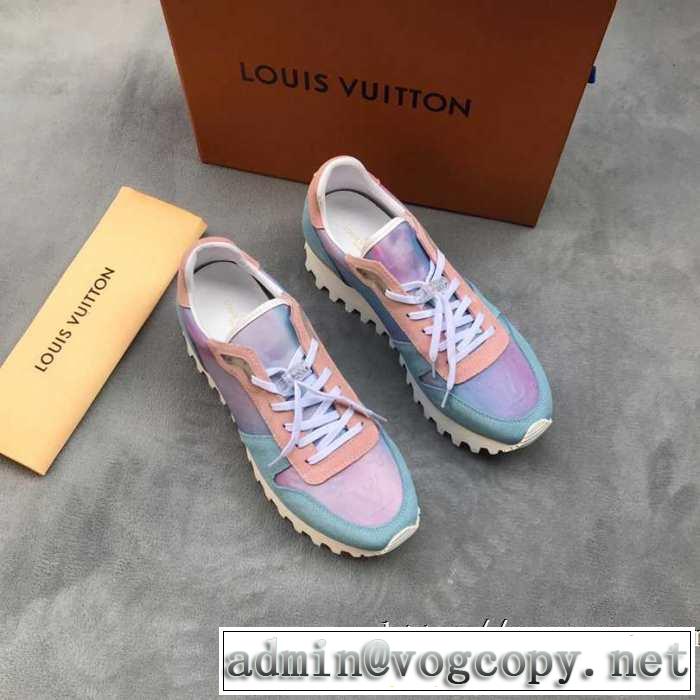 人気ファッション雑誌でも掲載 ルイ ヴィトン LOUIS VUITTON 2019-2020秋冬のファッション ランニングシューズ 機能性が良くブランド新品