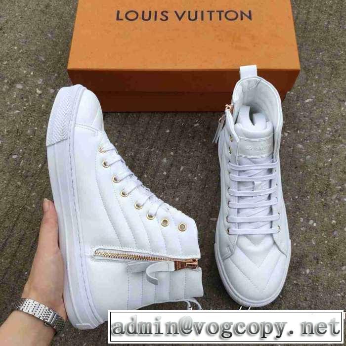 ハイトップシューズ 毎日はちょっとイイ秋冬新品 ルイ ヴィトン 優しいのに存在感 LOUIS VUITTON 2020秋冬流行ファション