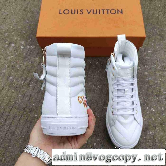 ハイトップシューズ 毎日はちょっとイイ秋冬新品 ルイ ヴィトン 優しいのに存在感 LOUIS VUITTON 2020秋冬流行ファション