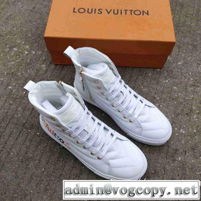 ハイトップシューズ 毎日はちょっとイイ秋冬新品 ルイ ヴィトン 優しいのに存在感 LOUIS VUITTON 2020秋冬流行ファション
