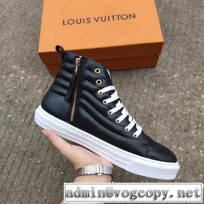 LOUIS VUITTON  2020秋冬流行ファション  ルイ ヴィトンファッショントレンドを早速チェック ハイトップシューズ