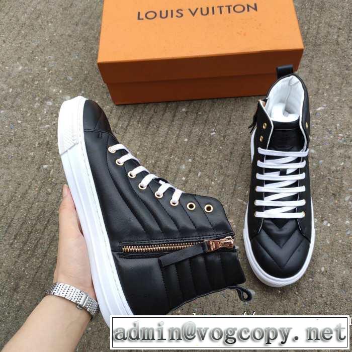 LOUIS VUITTON  2020秋冬流行ファション  ルイ ヴィトンファッショントレンドを早速チェック ハイトップシューズ