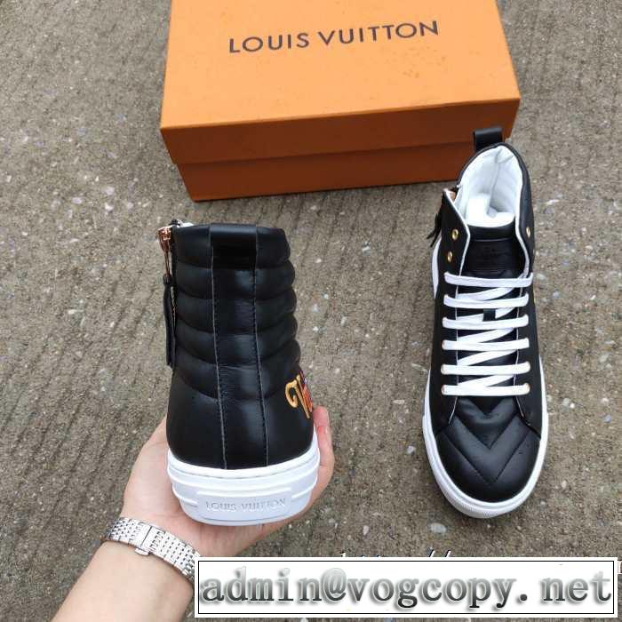 LOUIS VUITTON  2020秋冬流行ファション  ルイ ヴィトンファッショントレンドを早速チェック ハイトップシューズ